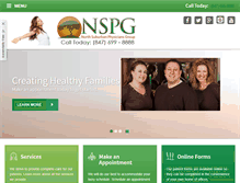 Tablet Screenshot of nspghealth.com